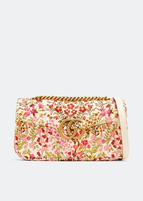 

Сумка GUCCI GG Marmont Floral shoulder bag, принт