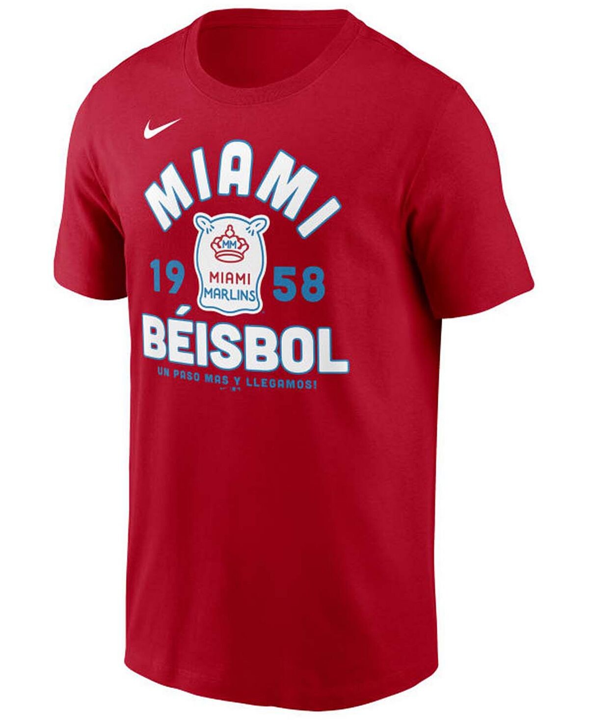 

Мужская футболка city connect miami marlins Nike, синий