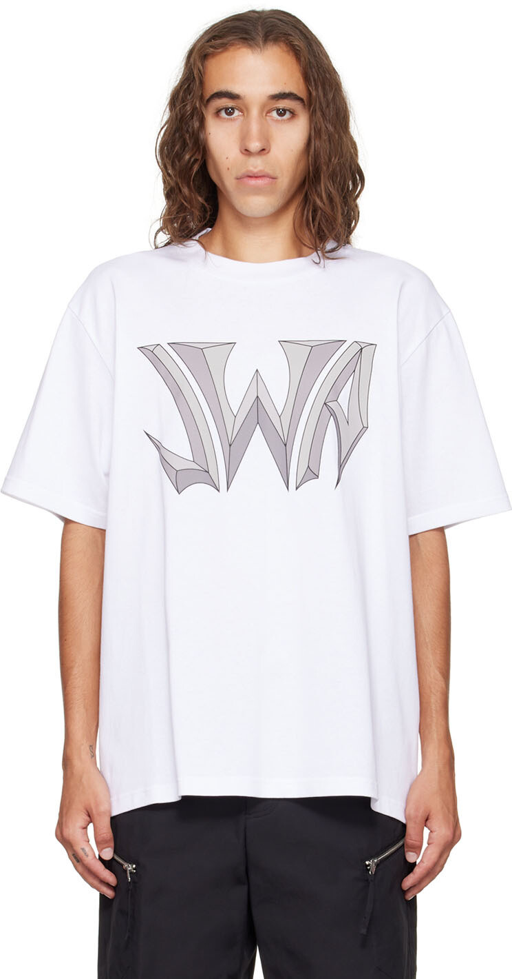 

Белая готическая футболка JW Anderson