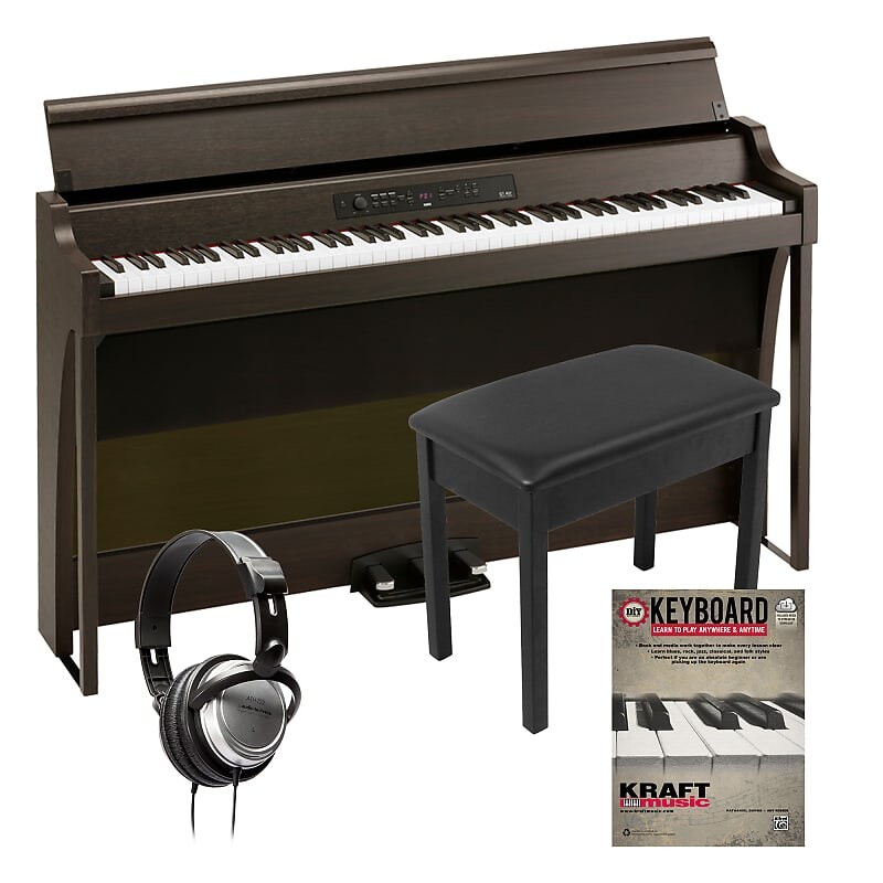 Korg G1B Air Digital Piano — коричневый — полный комплект для дома