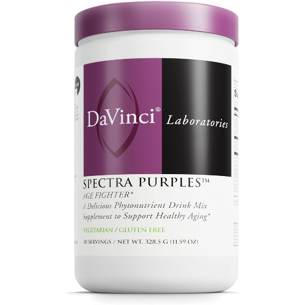 Мультивитамин с антиоксидантом DAVINCI Labs Spectra Purples Drink Mix Supplement, 30 порций капсулы ostrovit braintus focus 90 поддерживают работу мозга