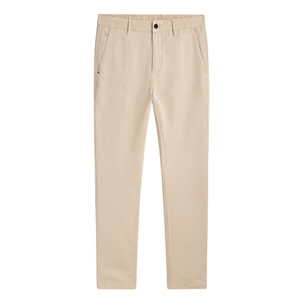 

Брюки Massimo Dutti Linen Blend Tapered Fit, бежевый
