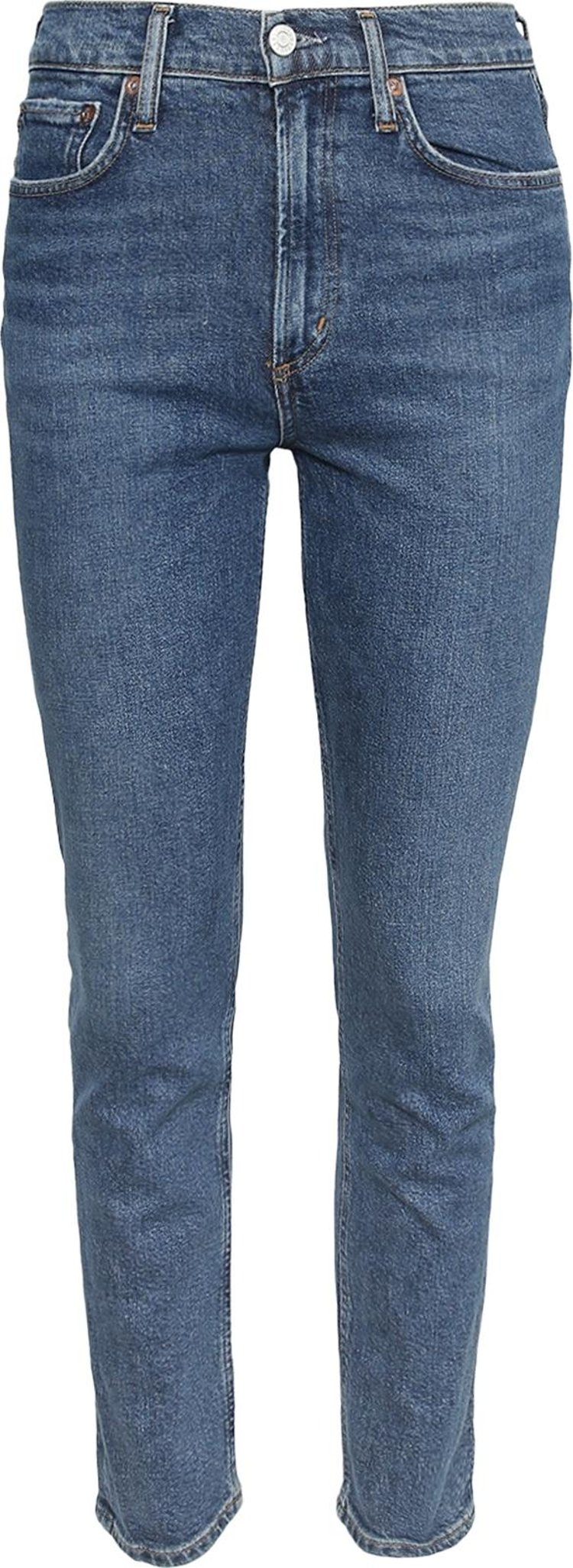 Agolde Merrel Mid Rise Straight Jean Cinema