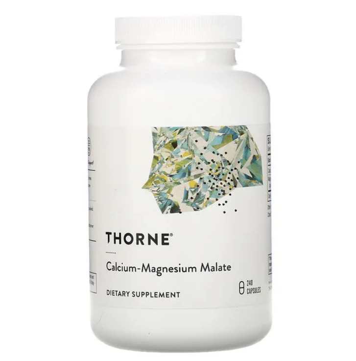 Calcium-Magnesium Malate, Кальций-магний малат, Thorne Research, 240 капсул фото