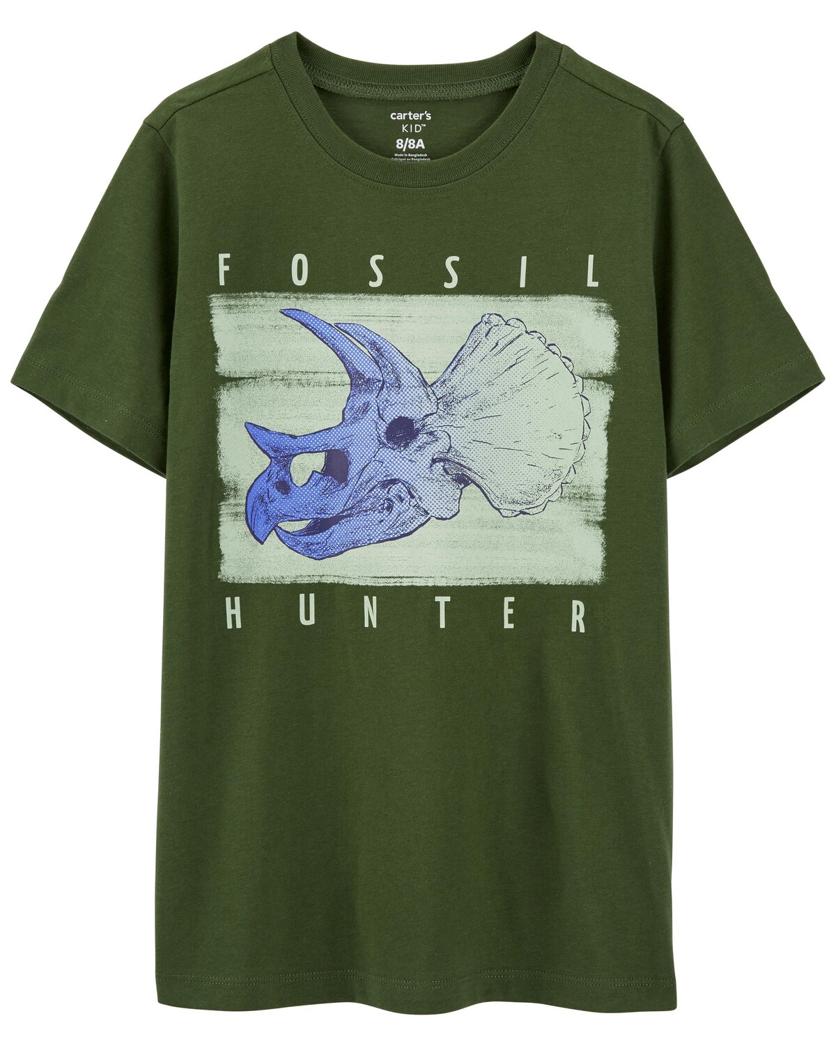 

Футболка Kid Fossil Hunter из джерси Carter's, зеленый
