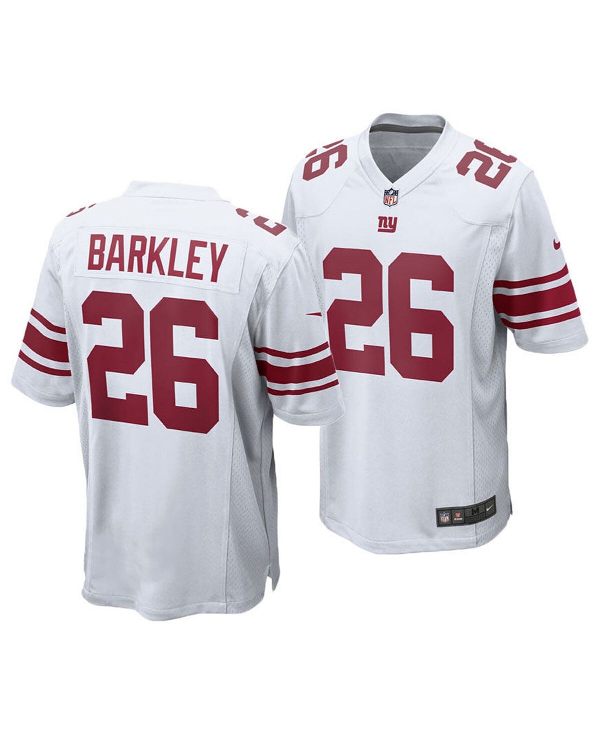 

Мужская футболка saquon barkley new york giants game Nike, белый