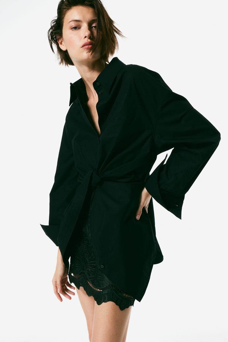 

Рубашка с узлом H&M