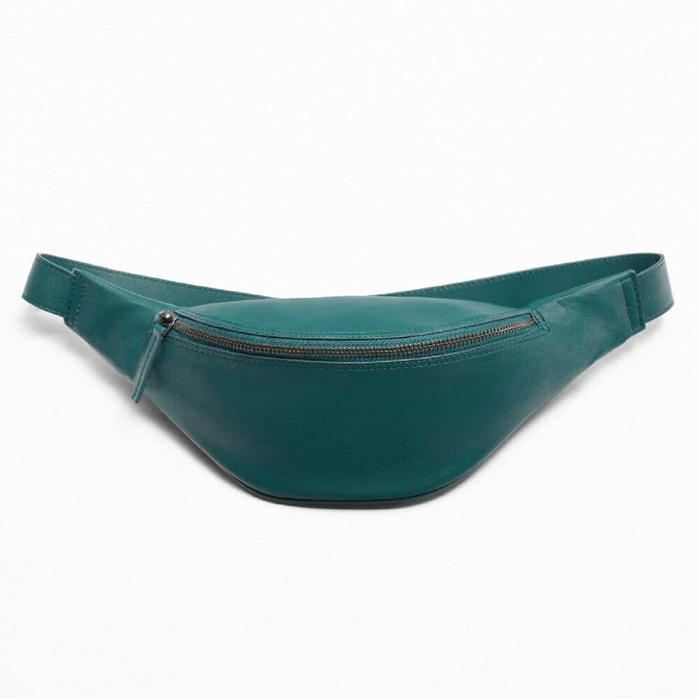 

Сумка Zara Leather Belt, темно-синий