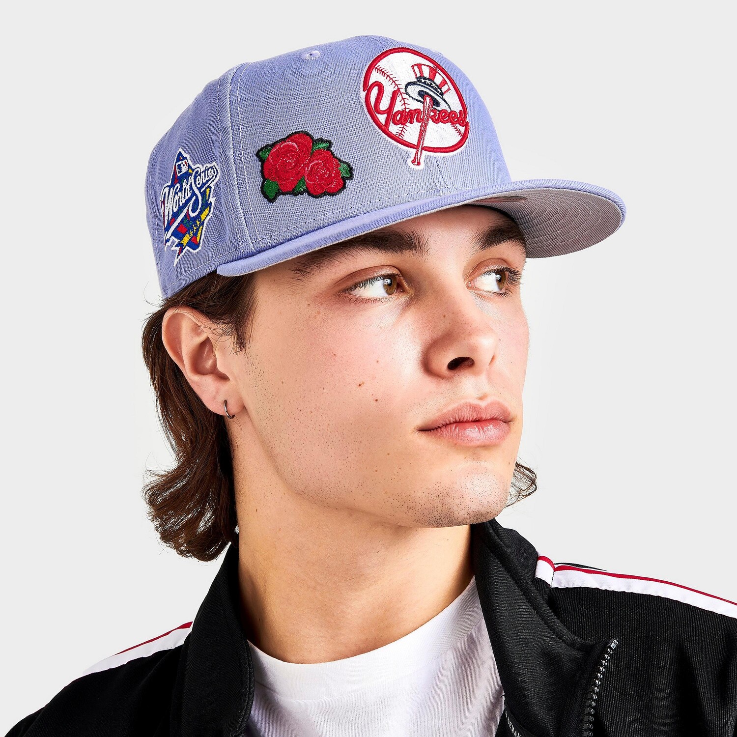 

Кепка New Era New York Yankees MLB Flower 9FIFTY Snapback, фиолетовый