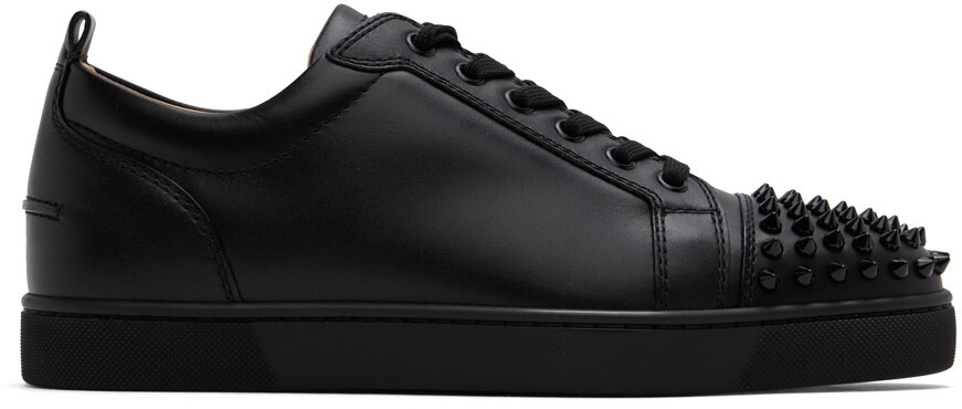 

Черные кроссовки Louis Junior Spikes Christian Louboutin