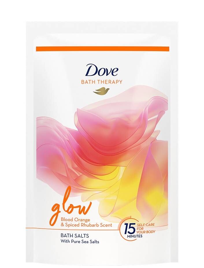 Соль для ванны Dove Glow, 400 гр