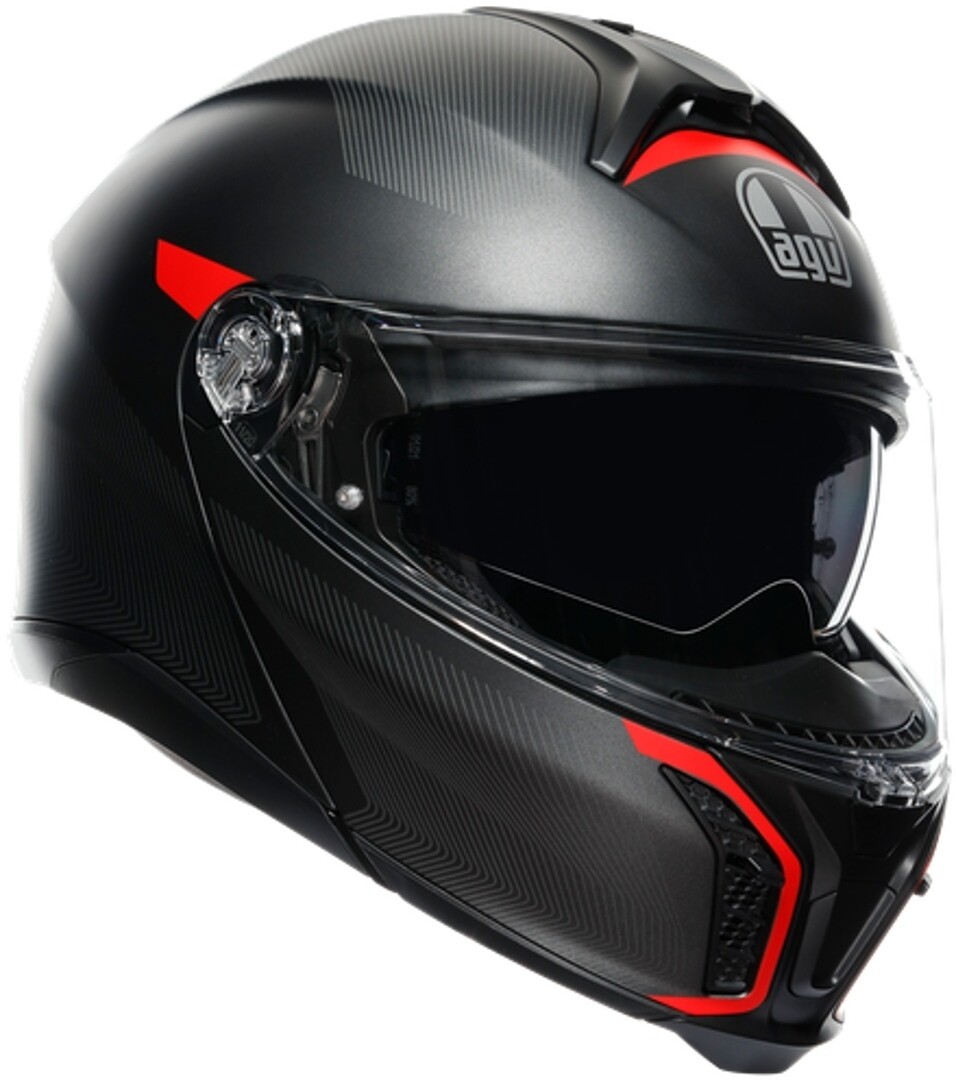 

AGV Tourmodular Frequency Шлем, серый/красный
