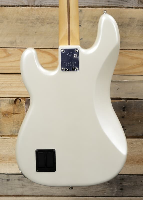 

Бас-гитара Fender Player Plus Precision Bass Olympic White с чехлом