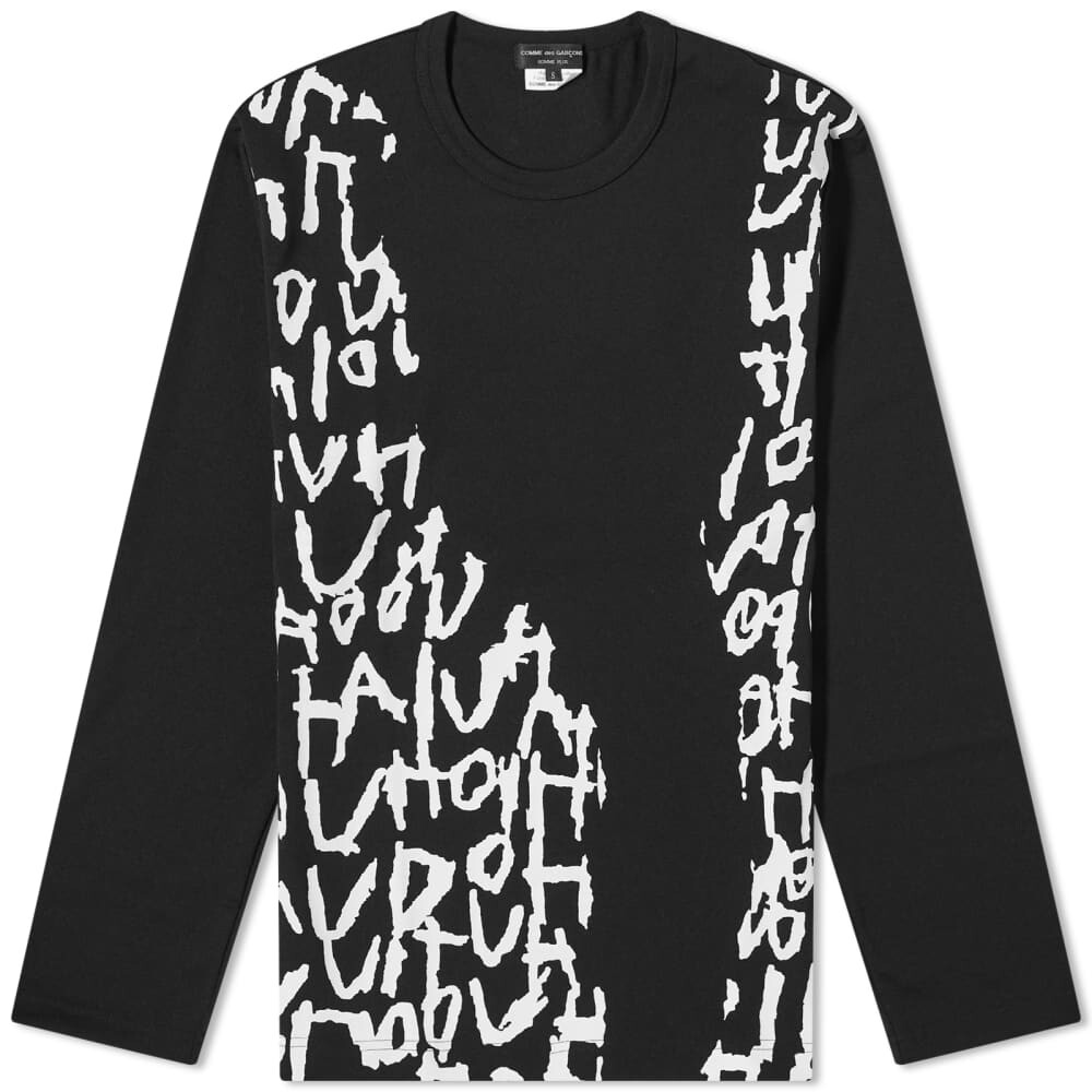 

Футболка с длинными рукавами и принтом Comme des Garçons Homme Plus