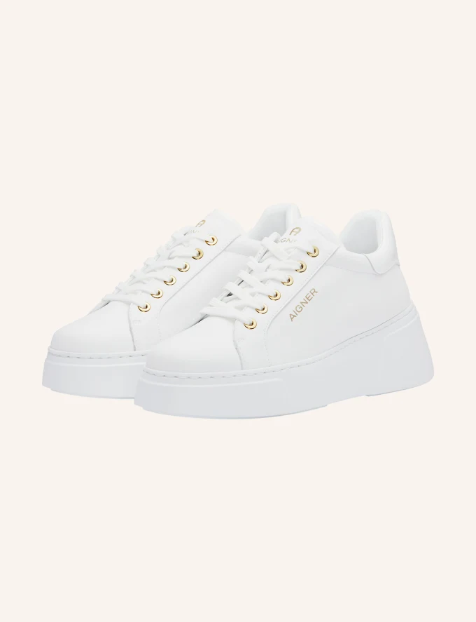 

Кроссовки elaine 9 на платформе Aigner, белый