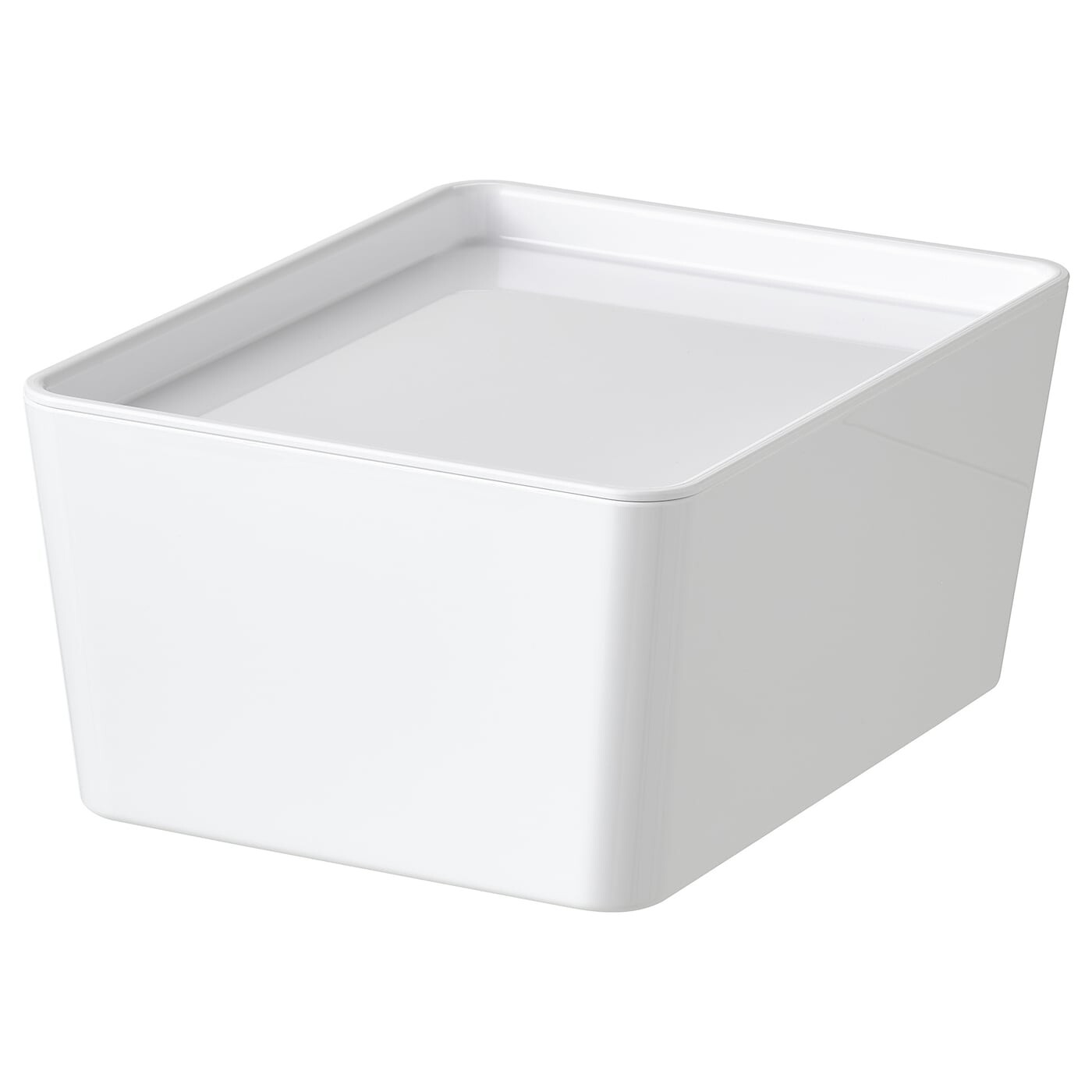 

KUGGIS КУГГИС Контейнер с крышкой, белый, 13x18x8 см IKEA