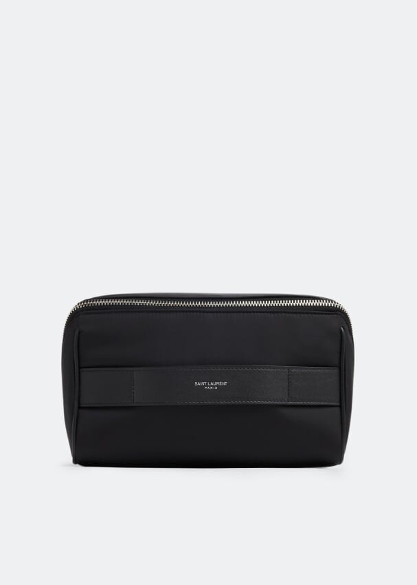 

Сумка SAINT LAURENT Cube trousse pouch, черный