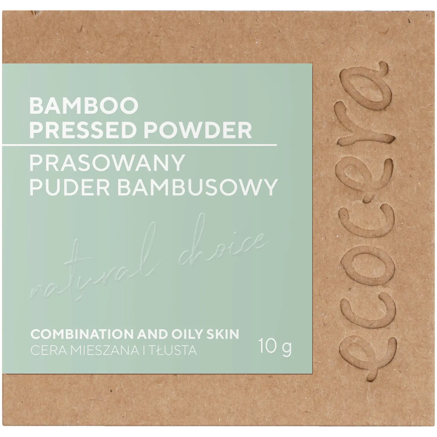 

Ecocera Bamboo прессованная бамбуковая пудра для лица, 10 г