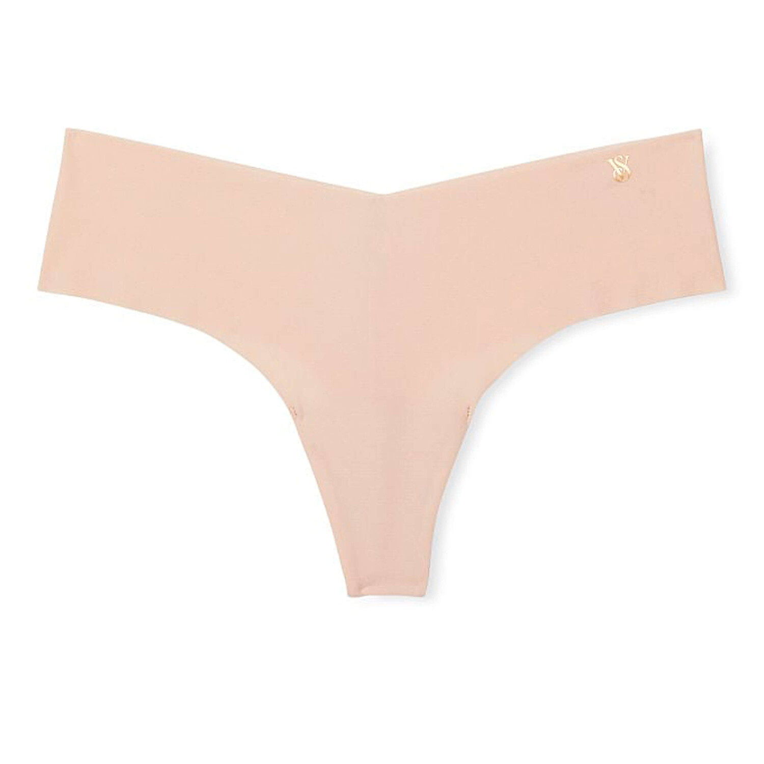 

Трусики-стринги Victoria's Secret Sexy Illusions No-Show Thong, светло-бежевый