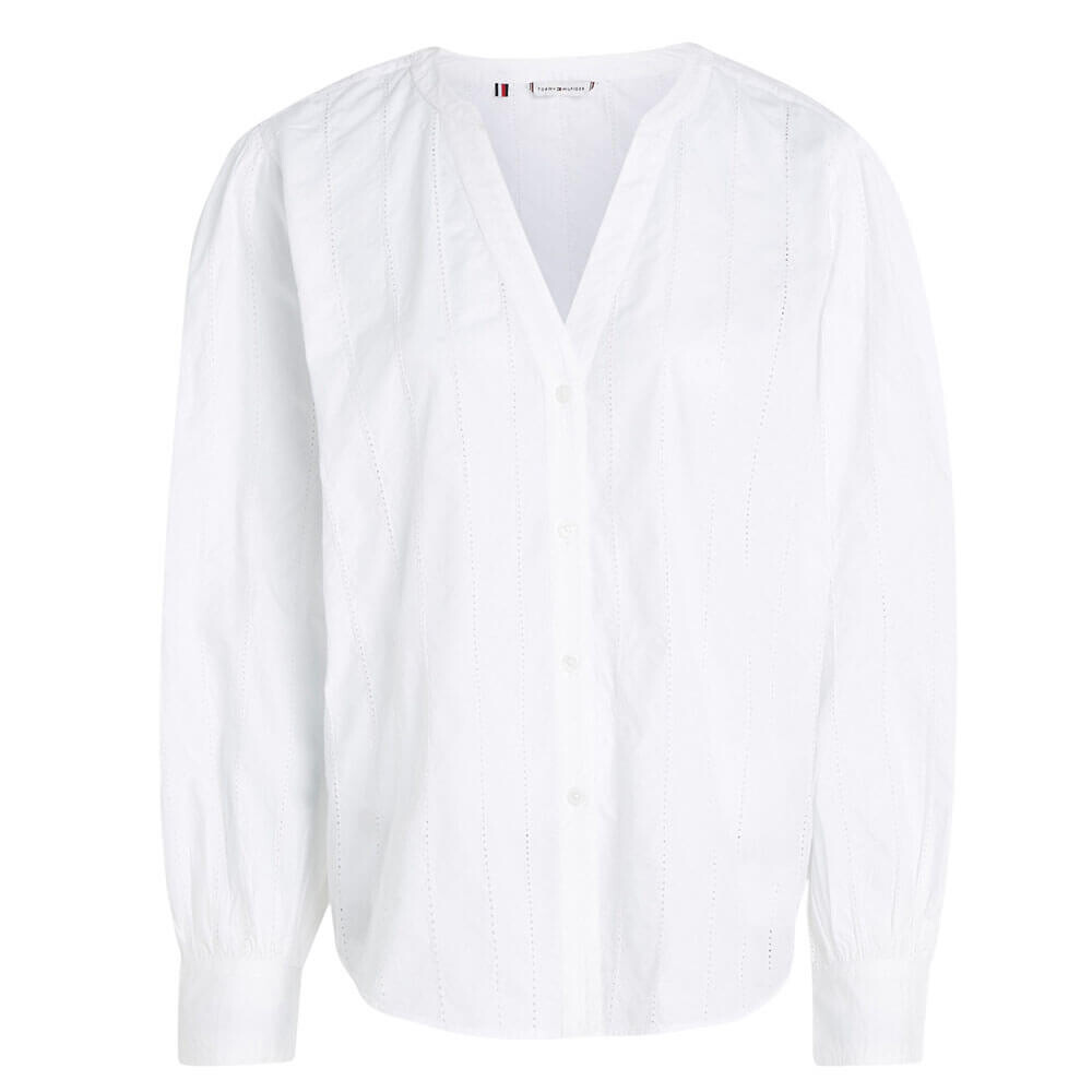 

Блузка Tommy Hilfiger Lace Stripe, белый