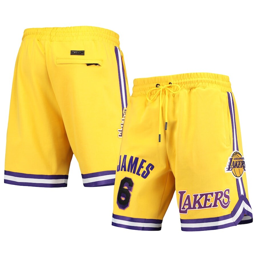 

Шорты Pro Standard Los Angeles Lakers, золотой