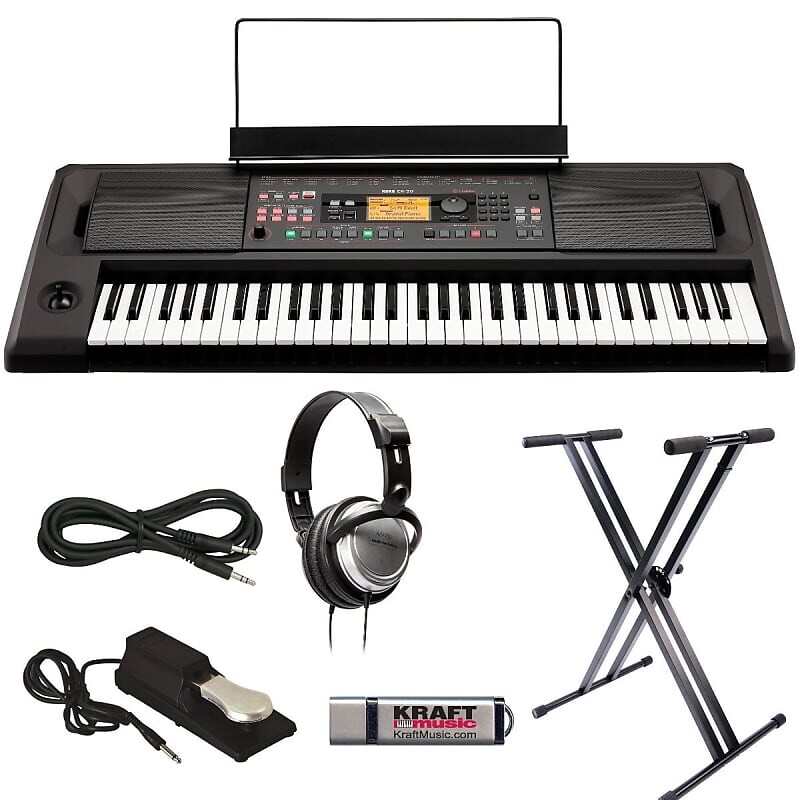 

Клавиатура Korg EK-50 L Entertainer — набор основных компонентов
