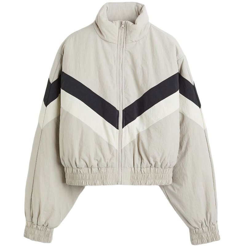 

Куртка H&M Padded Nylon, серо-коричневый