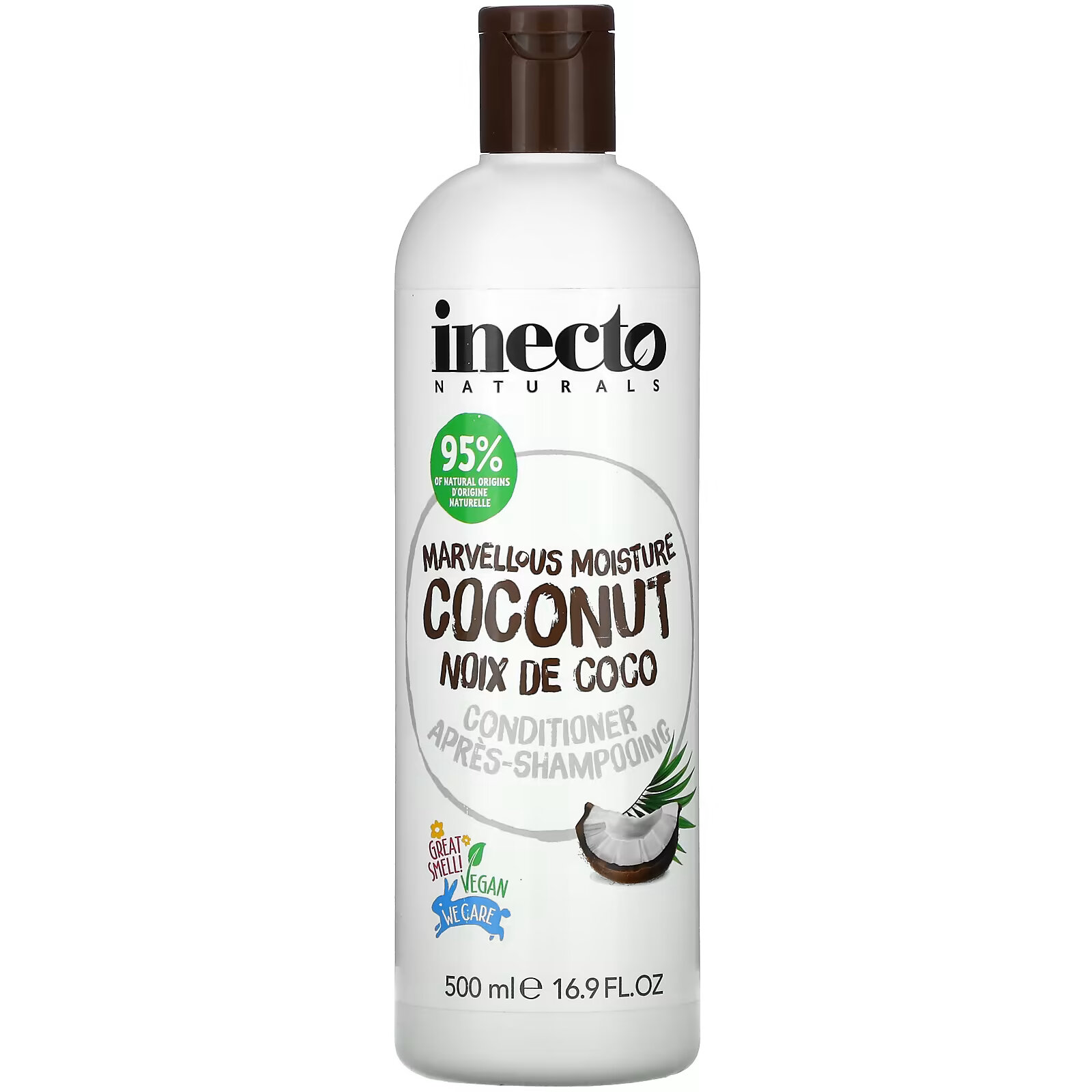 Inecto, Marvelous Moisture Coconut, кондиционер, 500 мл (16,9 жидк. Унции) inecto mmm moisture coconut шампунь 500 мл 16 9 жидких унций