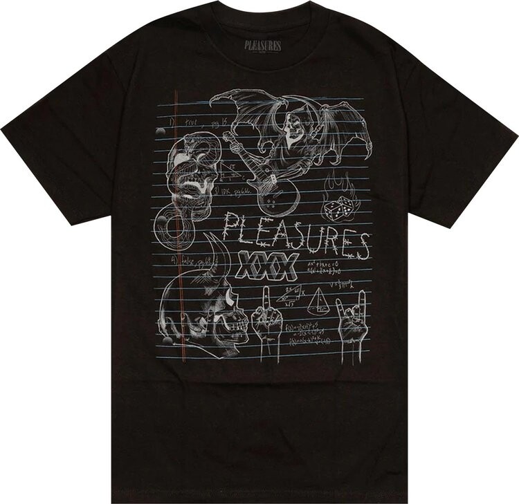 

Футболка Pleasures Homework T-Shirt 'Black', черный