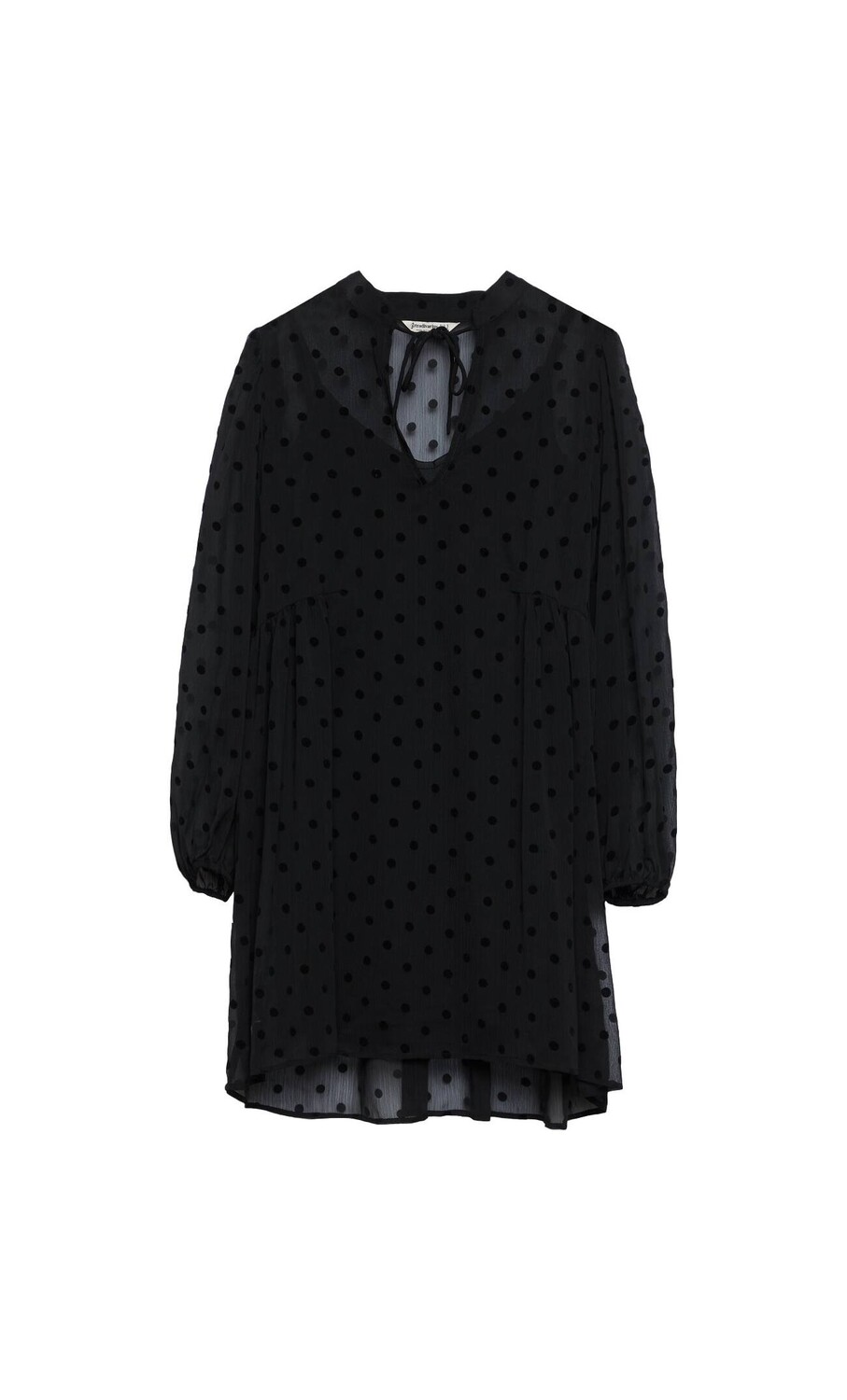 

Короткое платье в горошек Stradivarius