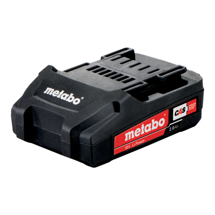 

Аккумуляторный блок Metabo 18 В, 2,0 Ач, Li-Power, "ВОЗДУШНОЕ ОХЛАЖДЕНИЕ"