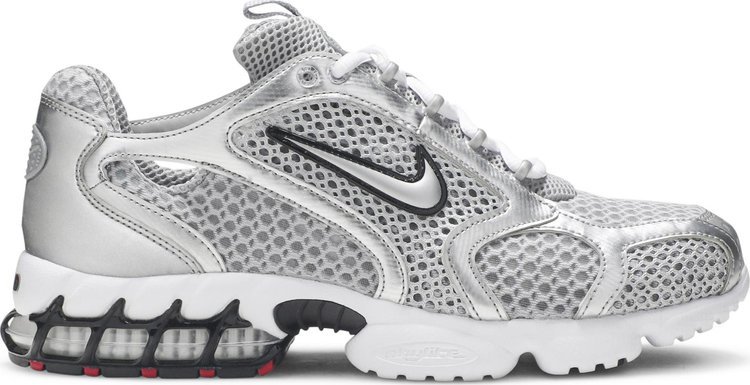 Кроссовки Nike Zoom Spiridon Caged 2 'Metallic Silver', серебряный