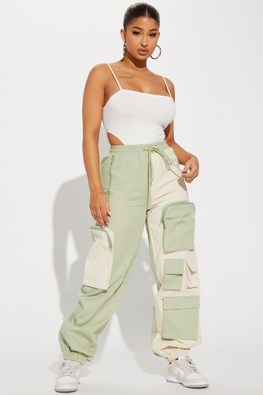 

Джоггеры Fashion Nova HGP7946, шалфей