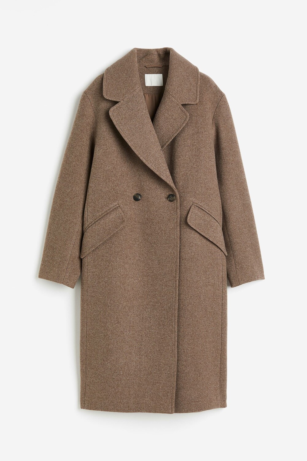 

Пальто H&M Double-breasted, коричневый