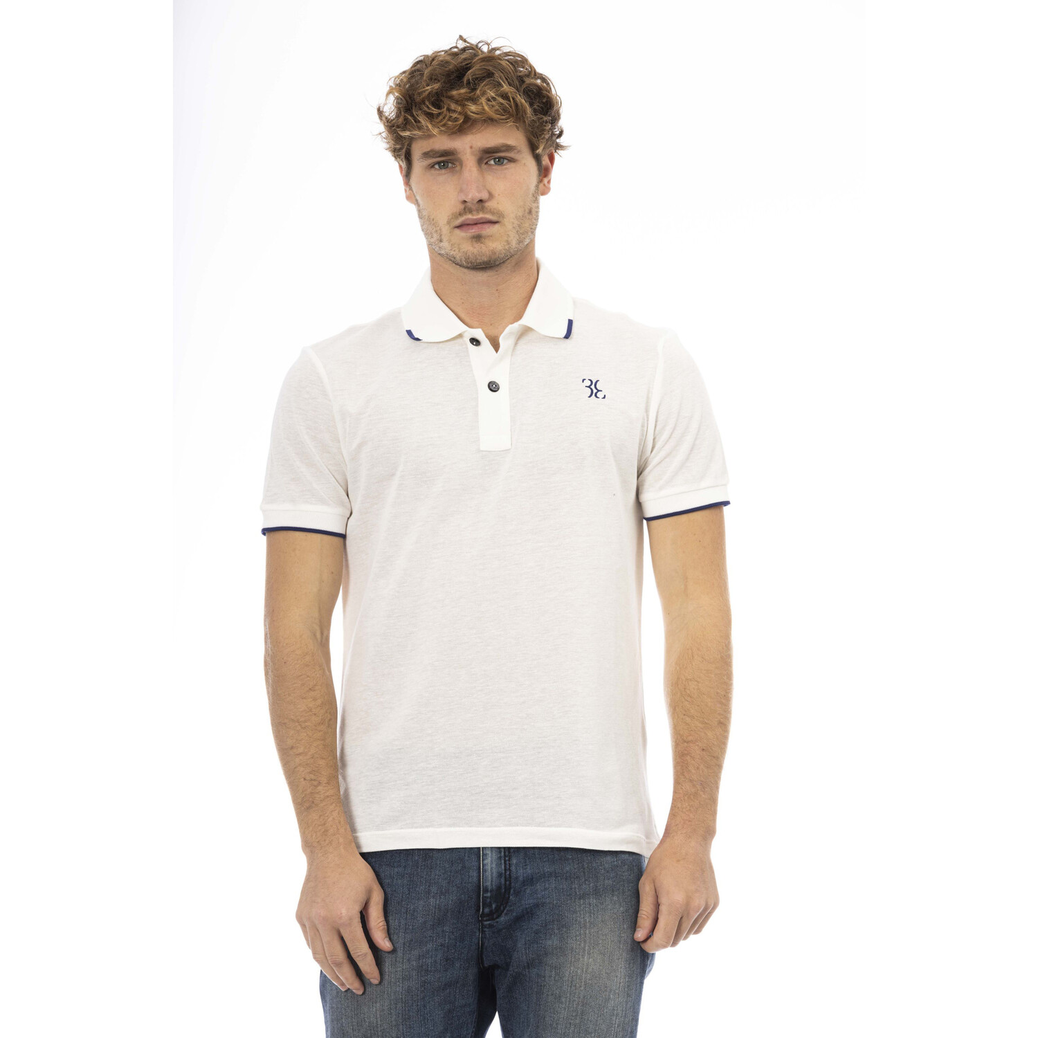 

Футболка Billionaire Polo S/s Bb Printed, белый/синий