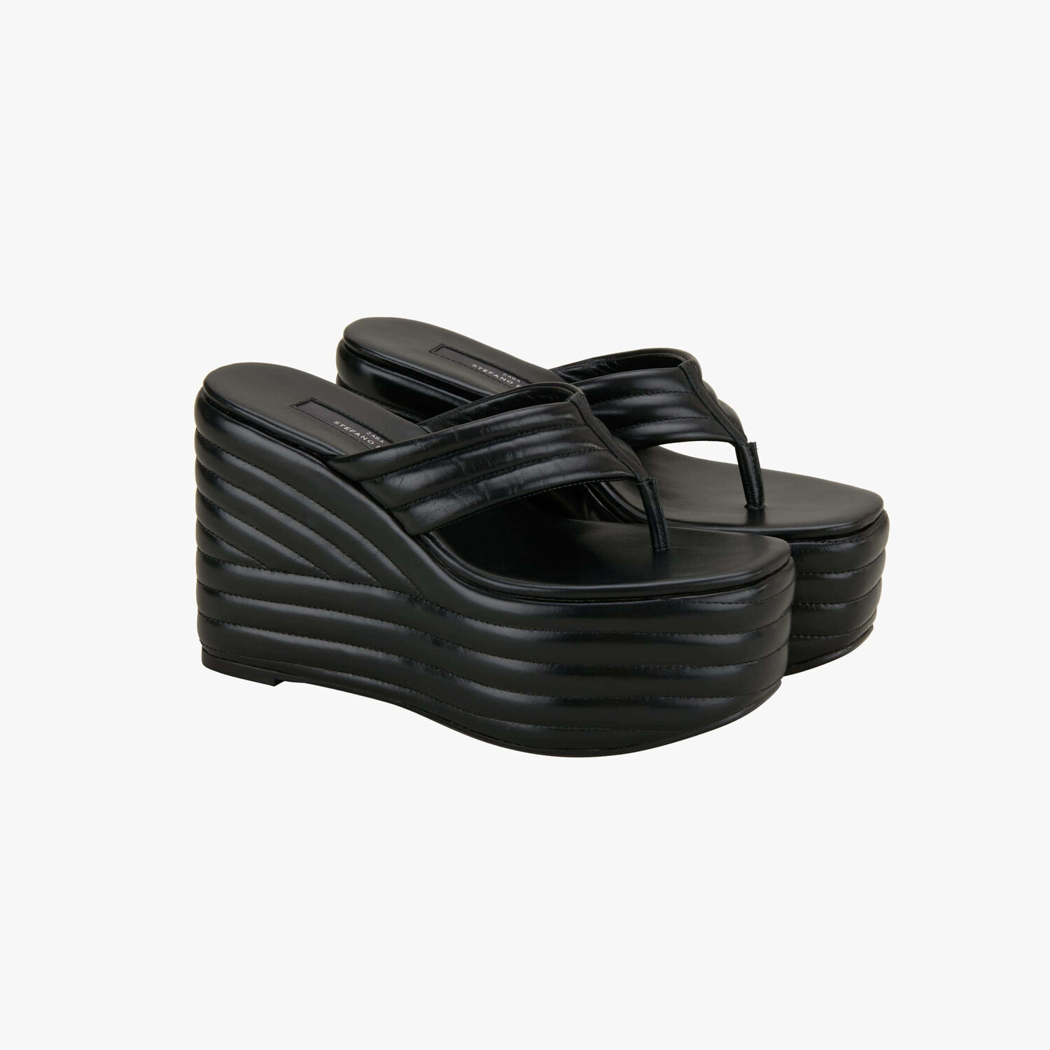 

Босоножки Zara by Stefano Pilati Leather Platform, черный