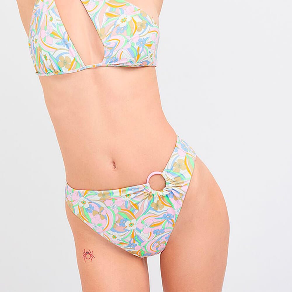 

Плавки For Love & Lemons Devon Cheeky Bikini, мультиколор, Оранжевый