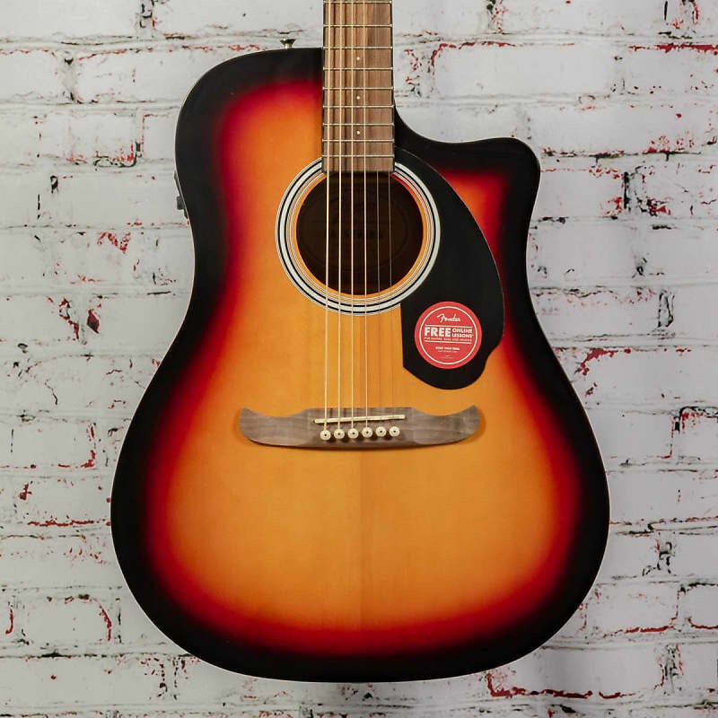 

Акустическая электрогитара Fender FA-125CE Dreadnought, гриф из орехового дерева, Sunburst x0254 Fender FA-125CE Dreadnought Electric Guitar, Walnut Fingerboard, x0254