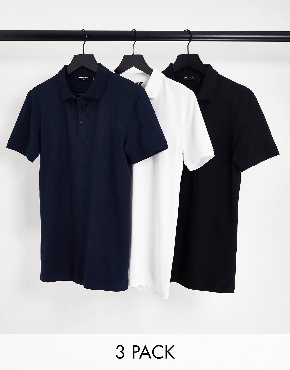 

Разноцветная футболка-поло ASOS DESIGN