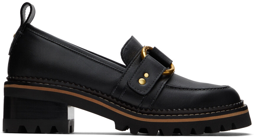 

SSENSE Эксклюзивные черные лоферы Erine See by Chloé