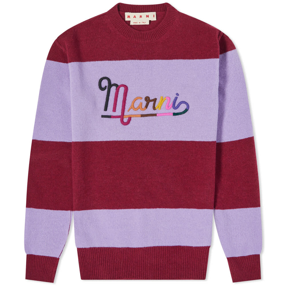 

Джемпер Marni Stripe Logo Knit