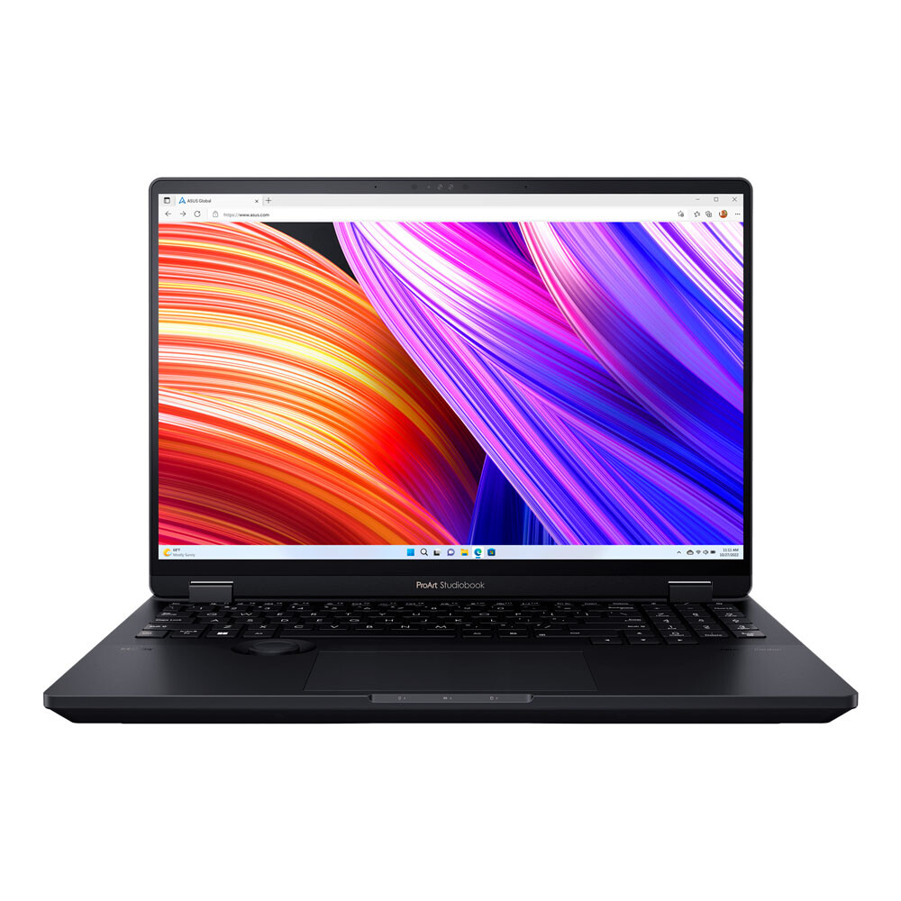 Ноутбук Asus ProArt Studiobook 16 OLED, 16 3.2K, 64Гб/1ТБ, i9-13980H, RTX 4060, 120 Гц, черный, английская раскладка британская английская клавиатура с подсветкой для asus proart studiobook pro w700 g1t g2t w700g3t w700gv синяя клавиатура для ноутбука 0knb0 462auk00