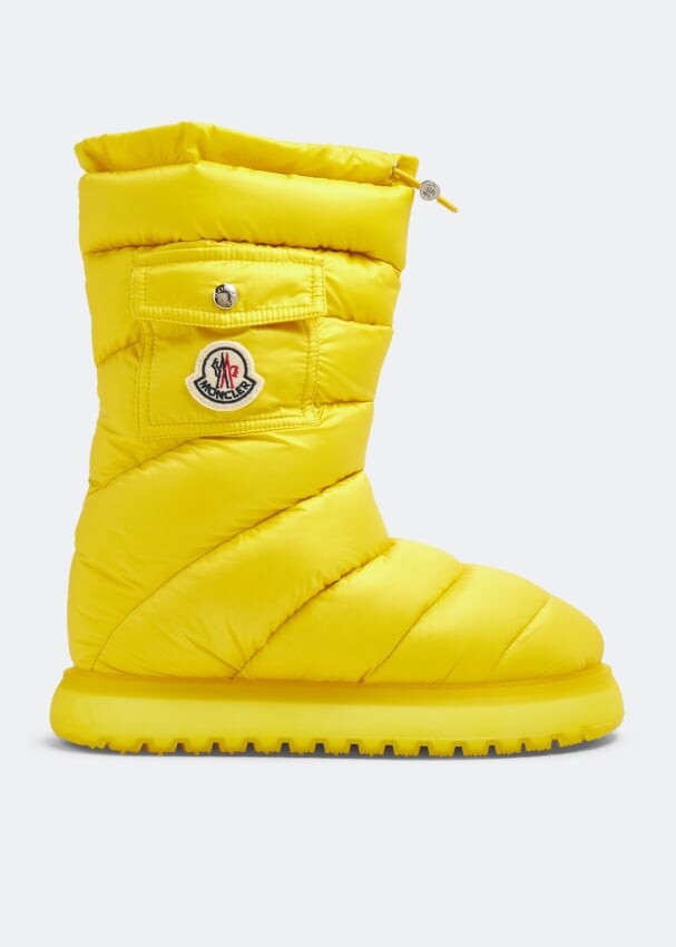 

Ботинки MONCLER Gaia Pocket mid boots, желтый