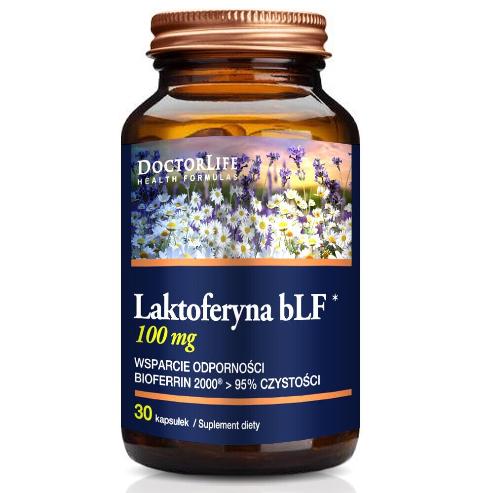 

Doctor Life Laktoferyna bLF пищевая добавка поддерживающая иммунитет 100мг, 30 капс./1упак.