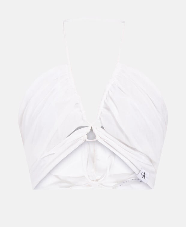 

Топ без рукавов Calvin Klein, шерсть белый