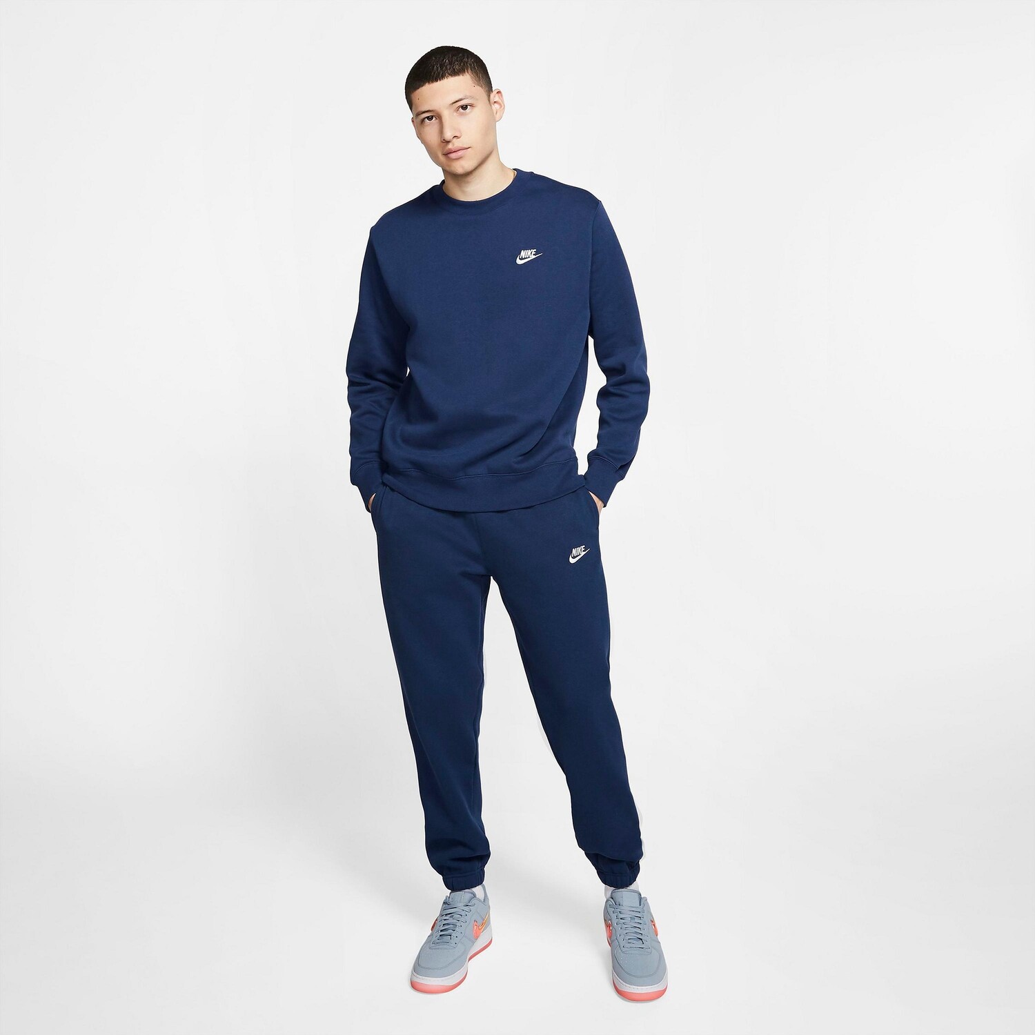 

Мужские брюки-джоггеры из джерси Nike Sportswear Club, синий