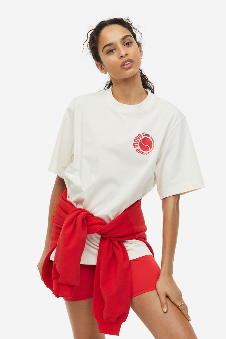 

Спортивная футболка DryMove H&M, крем