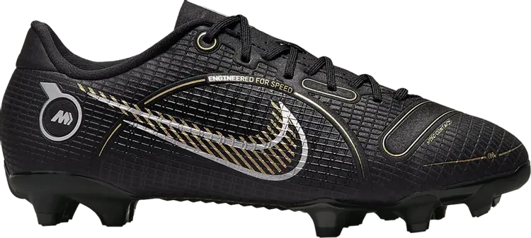 

Бутсы Nike Mercurial Vapor 14 Academy MG GS 'Black Metallic Gold', черный