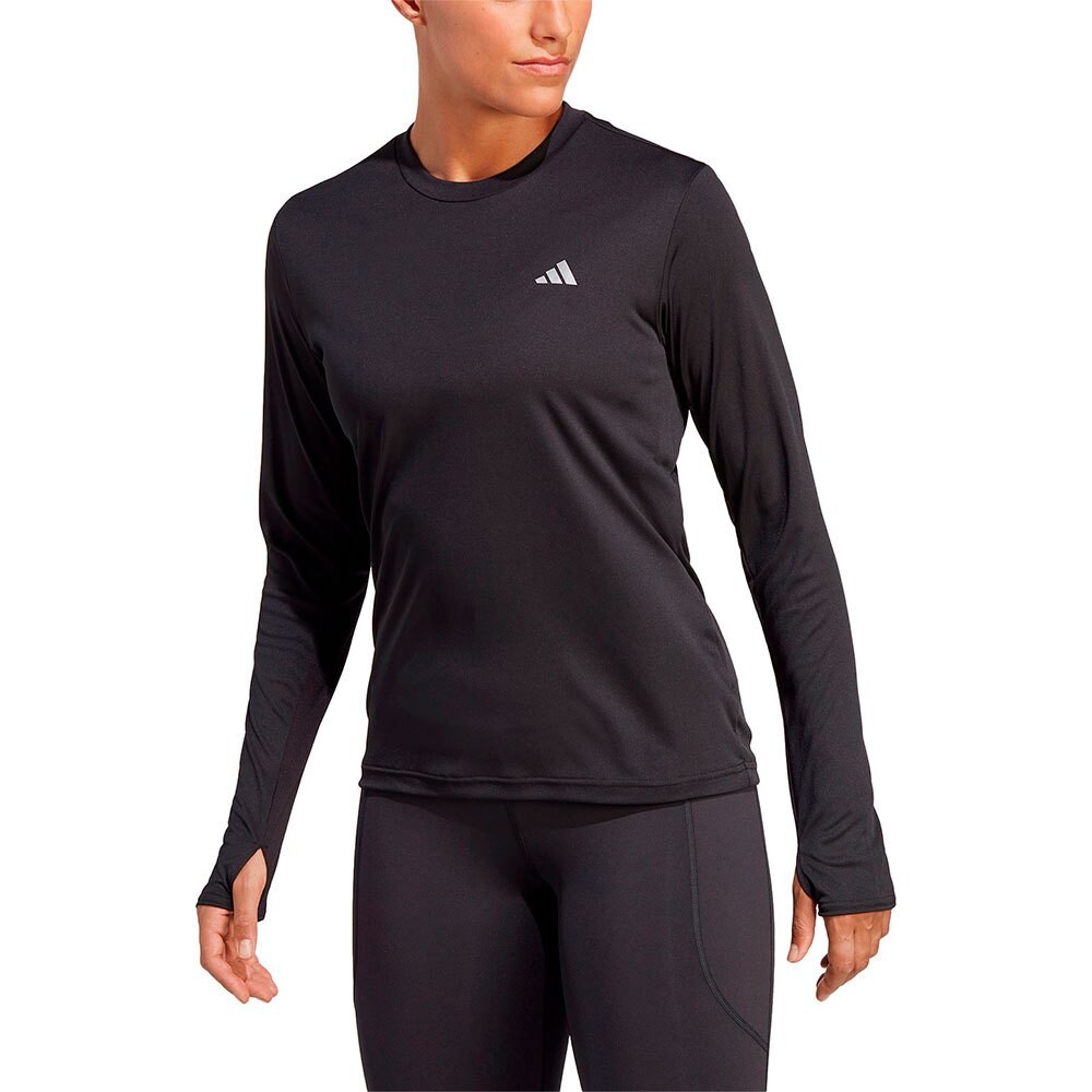 

Лонгслив adidas Run It, черный