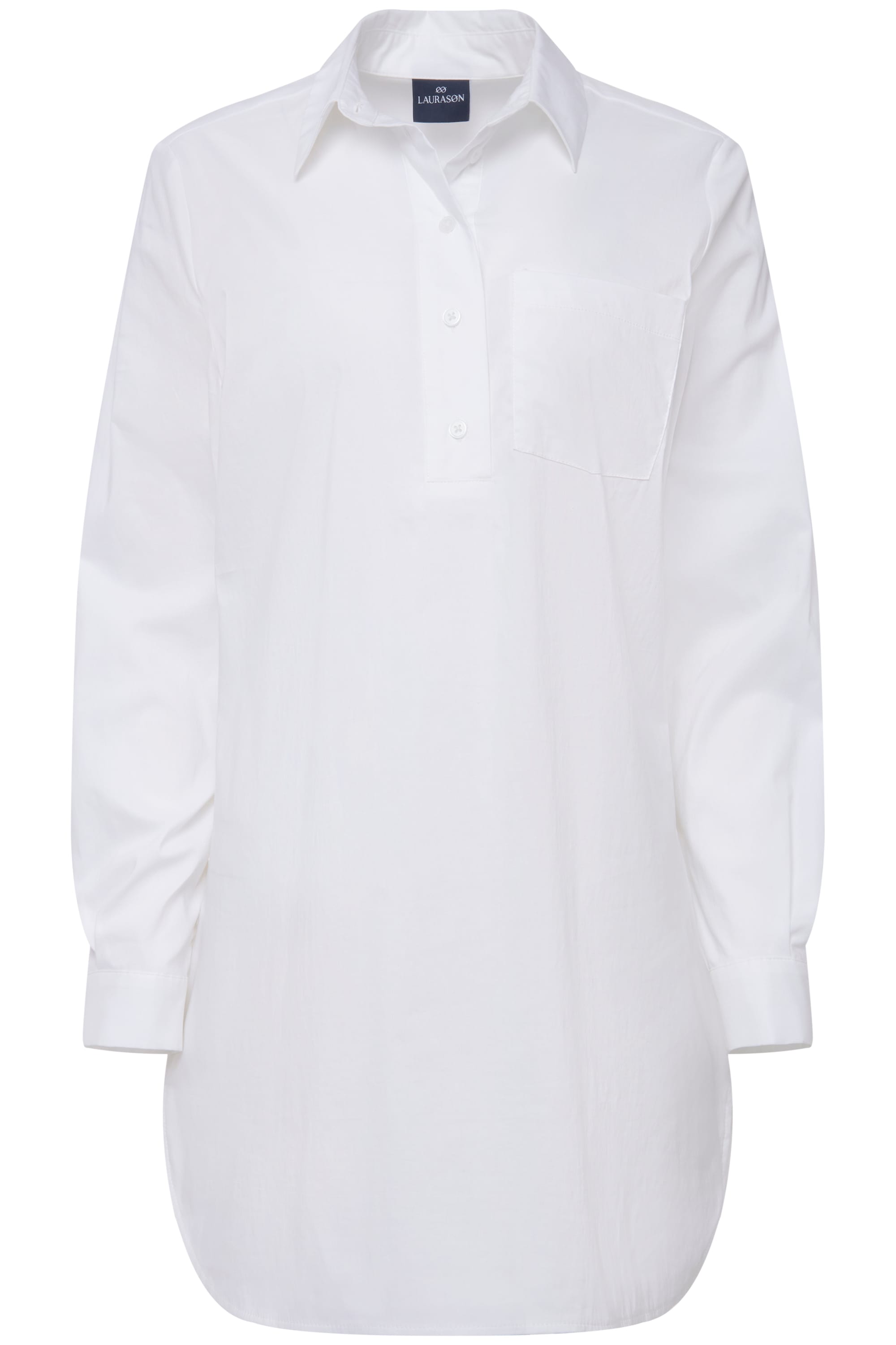 Блуза LAURASØN Hemd, белый